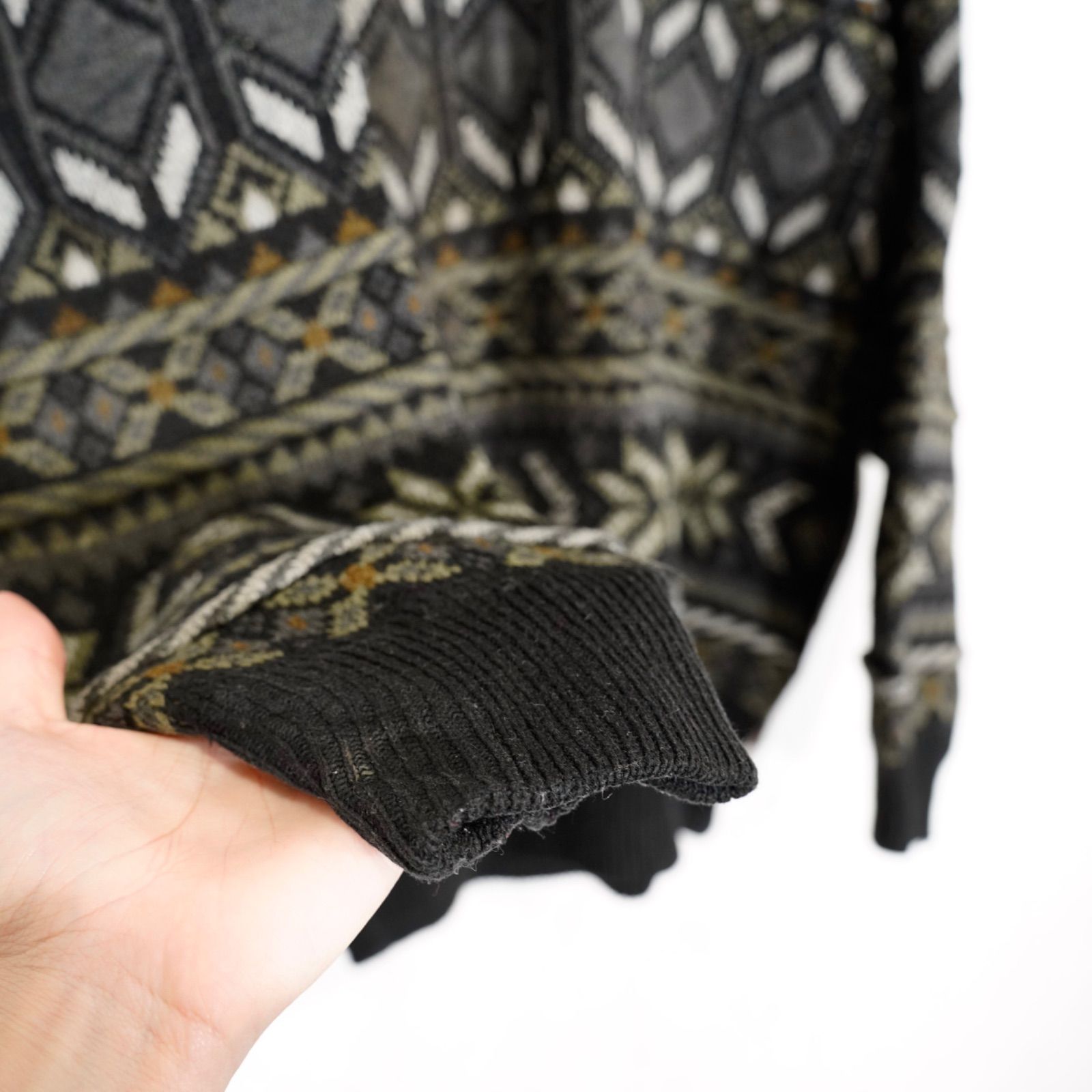 EU VINTAGE TRICOT BAAJ PATTERNED HEAVY KNIT/ヨーロッパ古着柄 