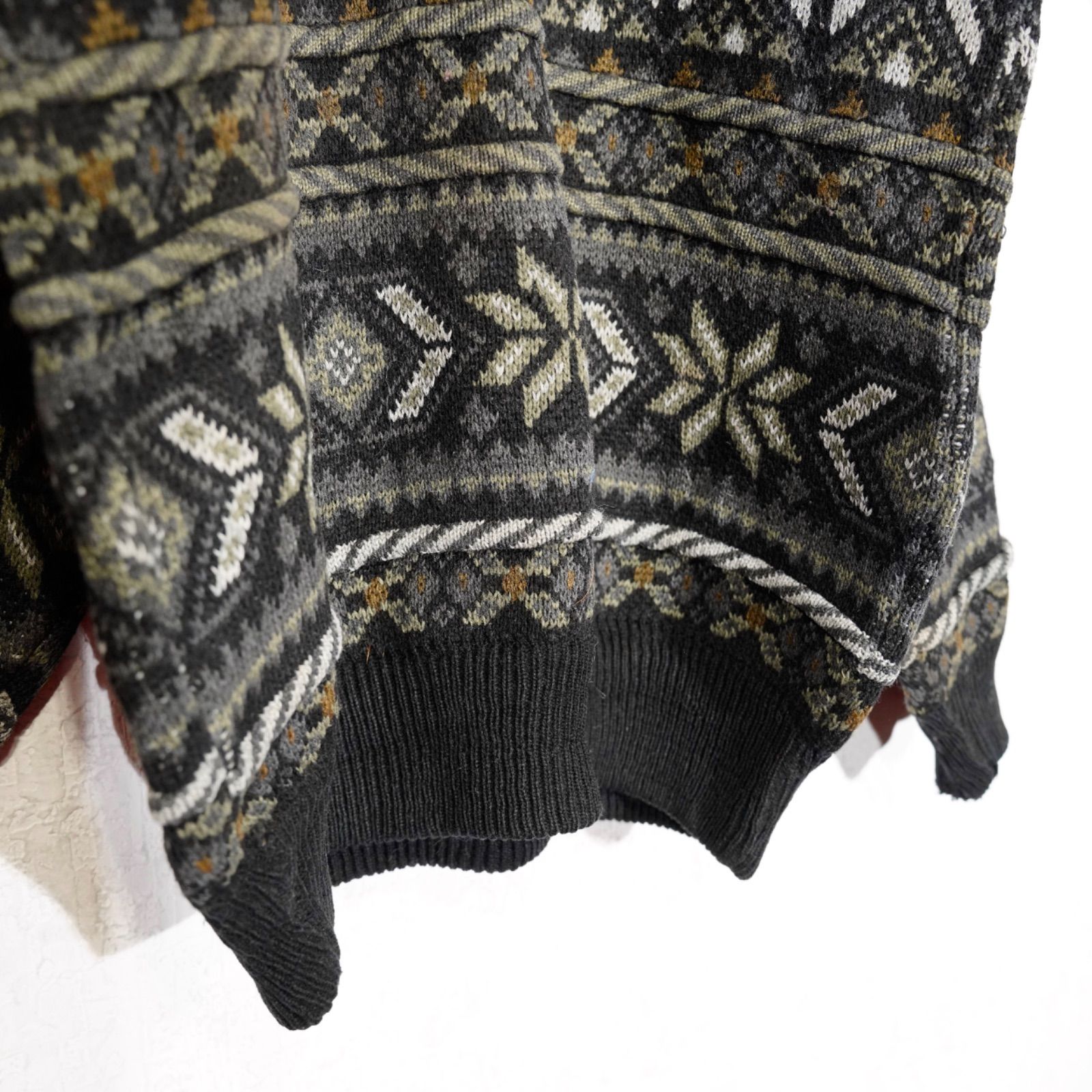 EU VINTAGE TRICOT BAAJ PATTERNED HEAVY KNIT/ヨーロッパ古着柄 