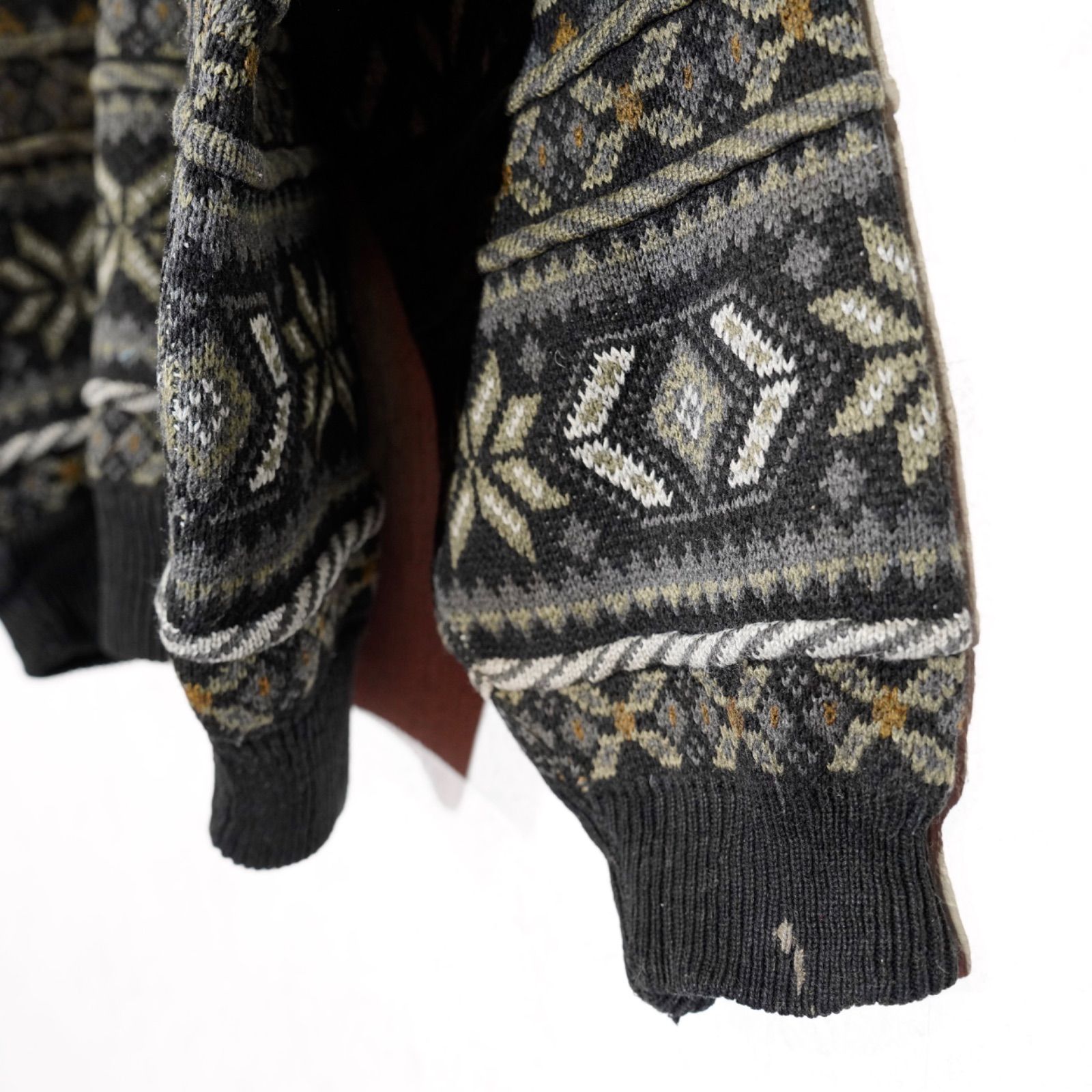 EU VINTAGE TRICOT BAAJ PATTERNED HEAVY KNIT/ヨーロッパ古着柄 