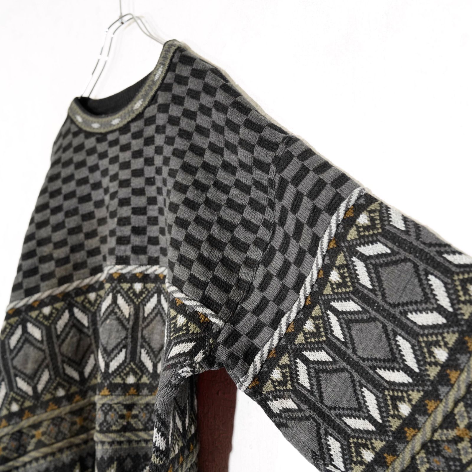 EU VINTAGE TRICOT BAAJ PATTERNED HEAVY KNIT/ヨーロッパ古着柄 