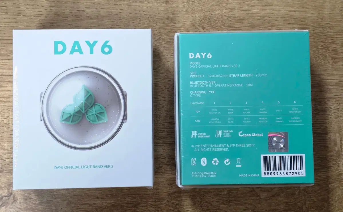 未開封 デイ6 ペンライト ライトバンド ver3 Day6 light stick DAY6