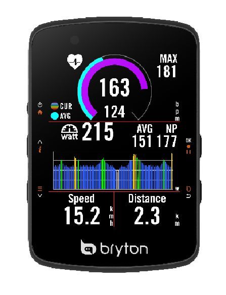 ブライトン（Bryton）カラーディスプレイ搭載の新型GPSサイコン「Rider