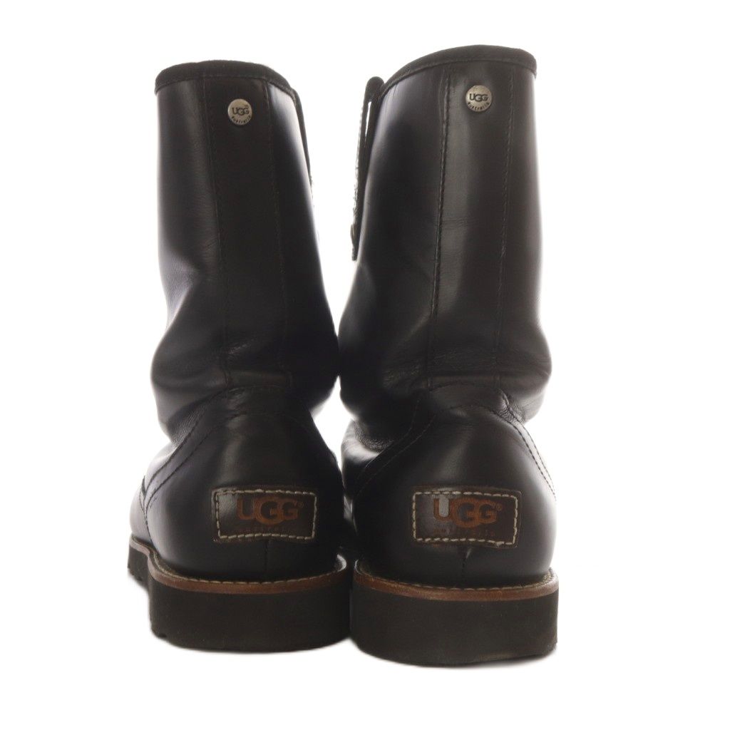 UGG メンズブーツ　黒26cm 参考にお買い物♪ UGG STONEMAN メンズ レザーブーツ 26cm 【公式通販】