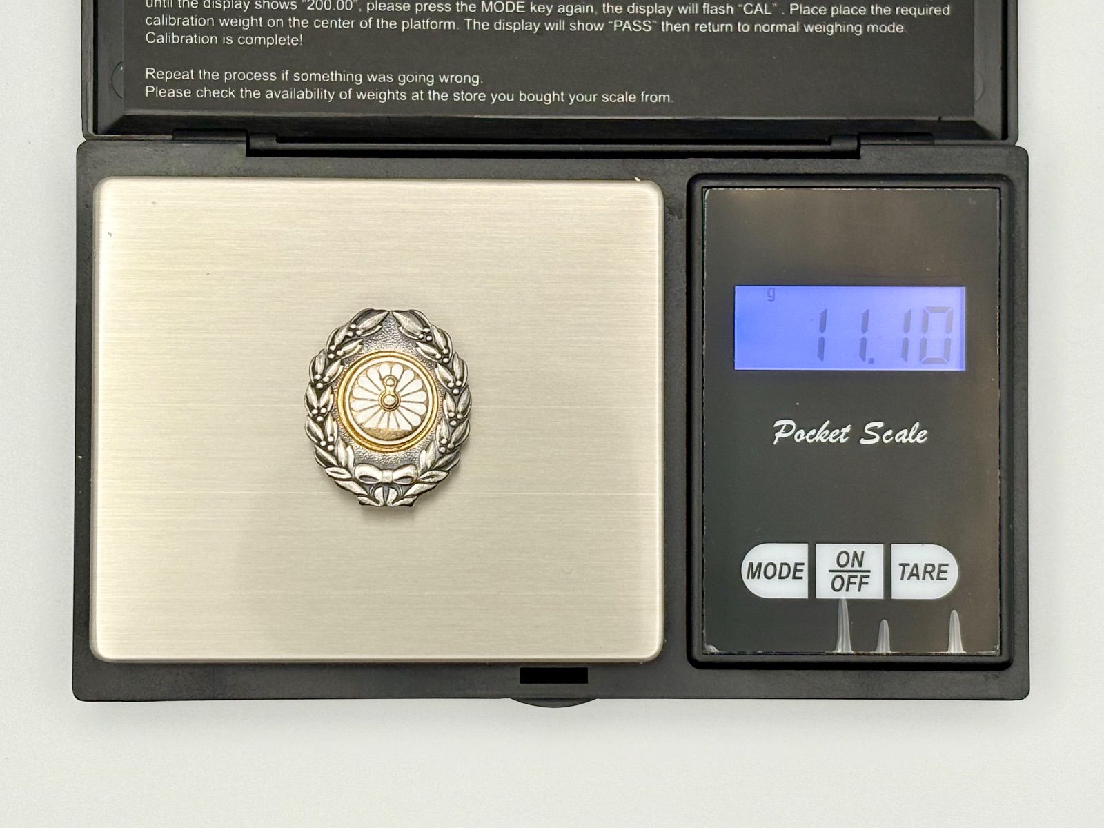 純銀製】日本国有鉄道 功績章 国鉄 功労賞 ピンバッジ 鉄道グッズ