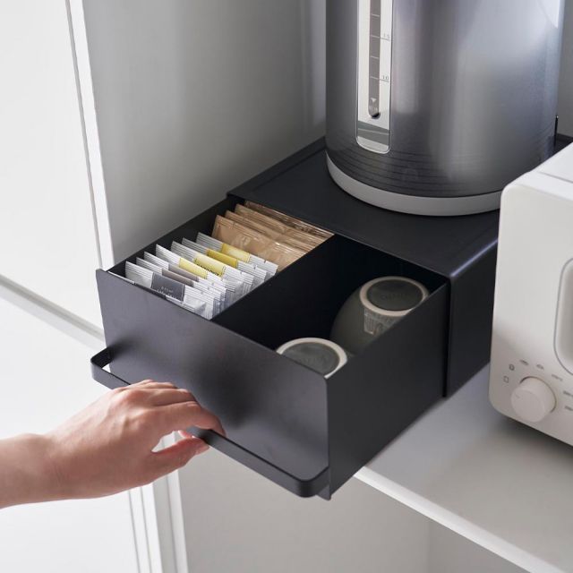 引き出し 山崎実業 収納 美品 山崎実業 Yamazaki ホワイト引き出し式