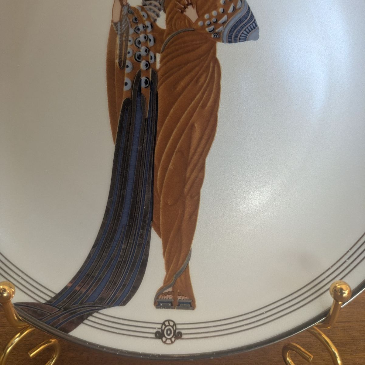 エルテ アールデコ フランクリンミント プレート ATHENA Erte 装飾