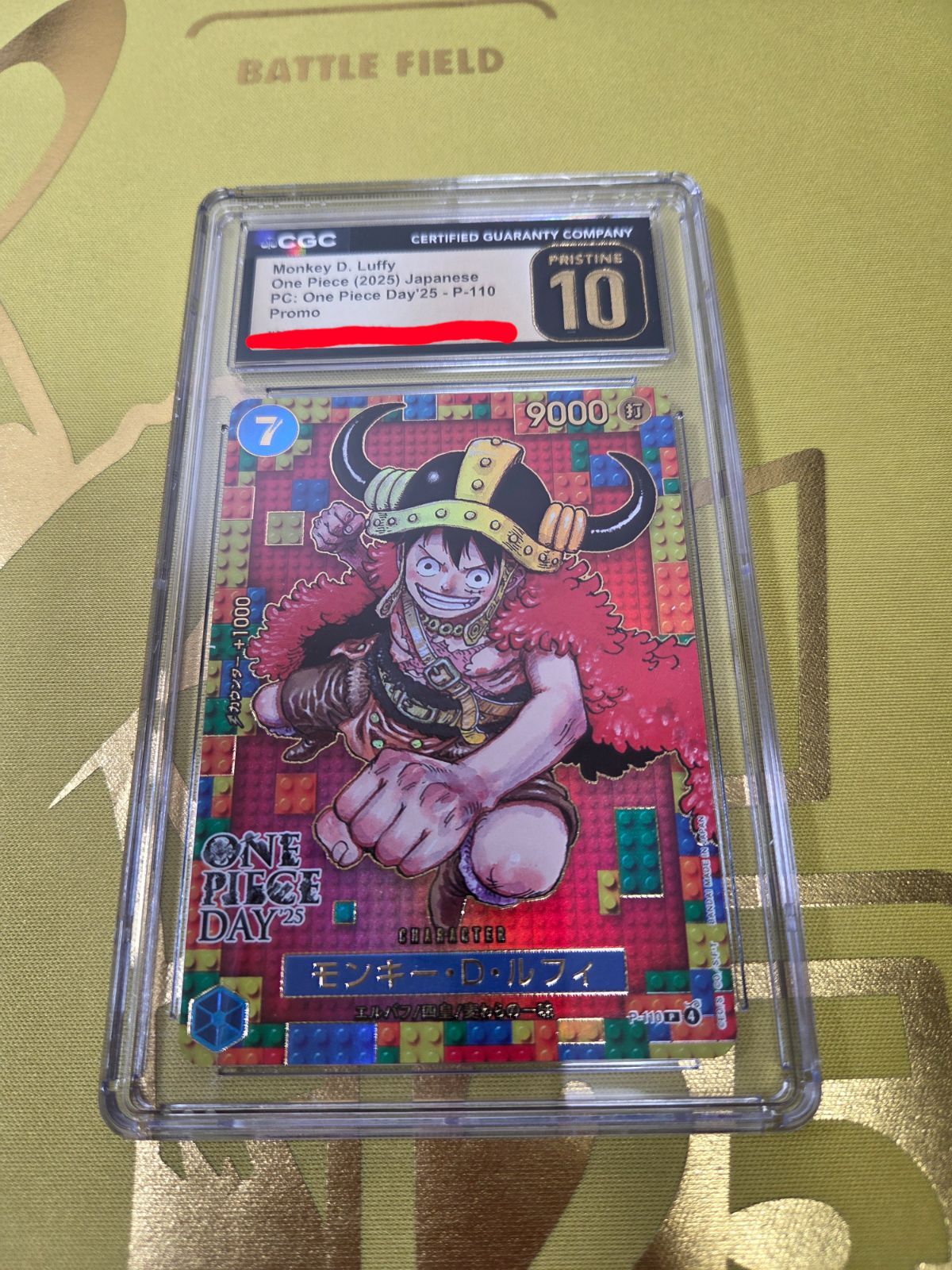 CGC10 PRISTINE ルフィ ONE PIECE DAY'25 ワンピースデイ 2025 psa10以上