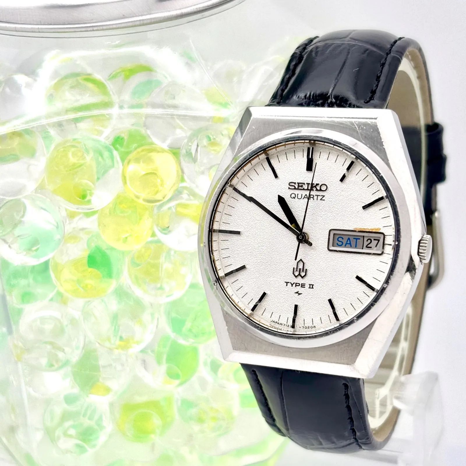 新品電池】SEIKO セイコー TYPEⅡ タイプ2 メンズ 腕時計 シルバー 