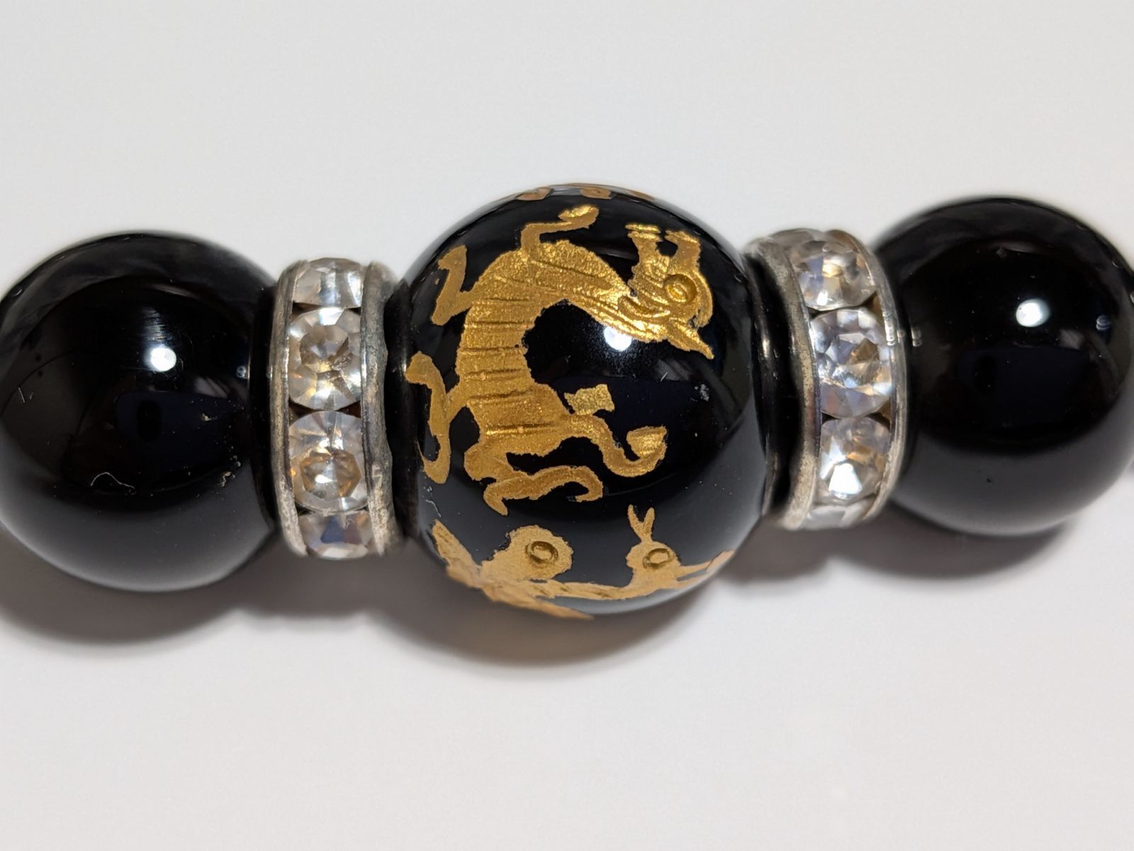 パワーストーン 天然石 ブレスレット 四神集結 オニキス他 18 cm No 324