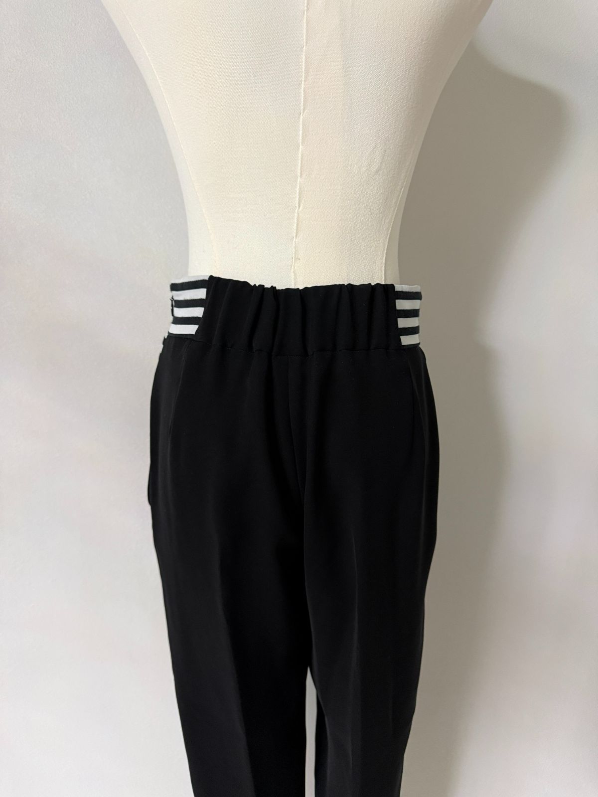 極美品BORDERS at BALCONY ボーダーズアットバルコニー テーパード