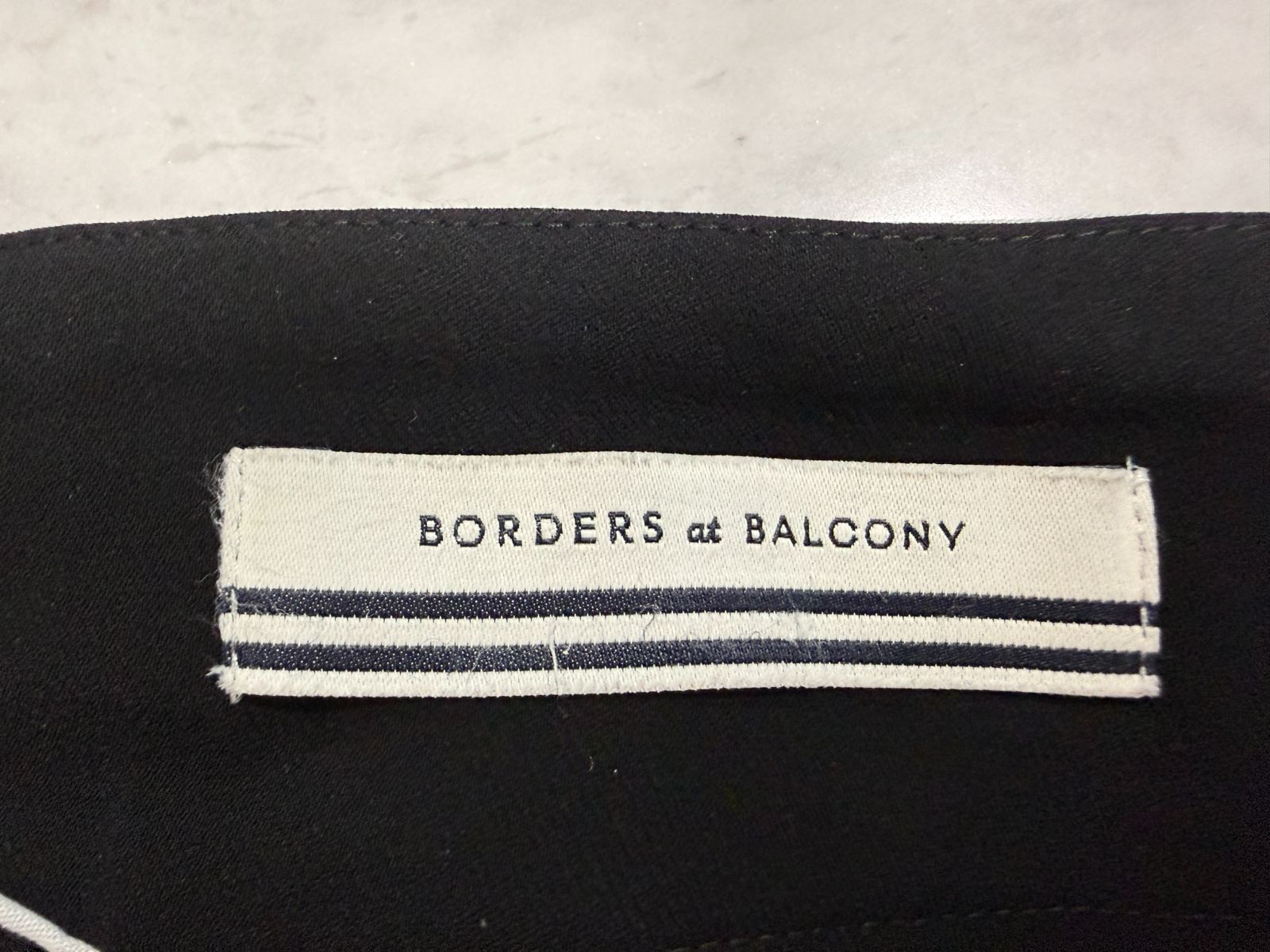 極美品BORDERS at BALCONY ボーダーズアットバルコニー テーパード