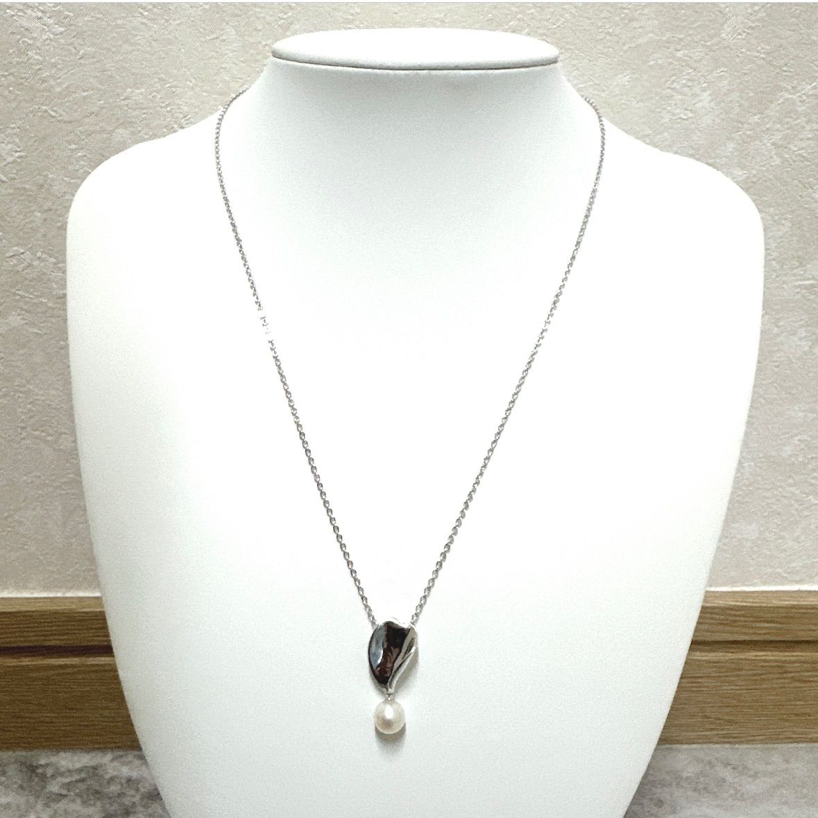 極美品 タサキ TASAKI 田崎 田崎真珠 ネックレス SV パール 約6.3mm 
