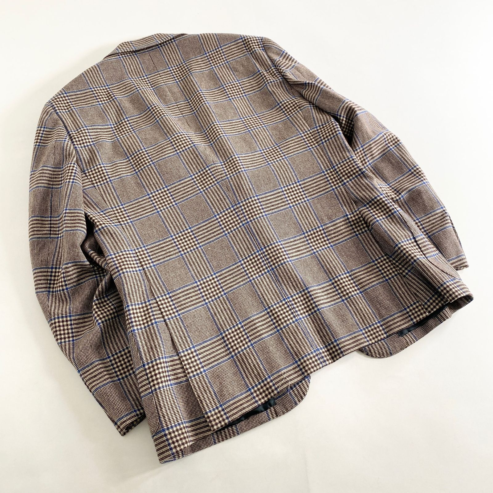 73L5 Belvest ベルベスト 3B テーラードジャケット フランネル グレン 