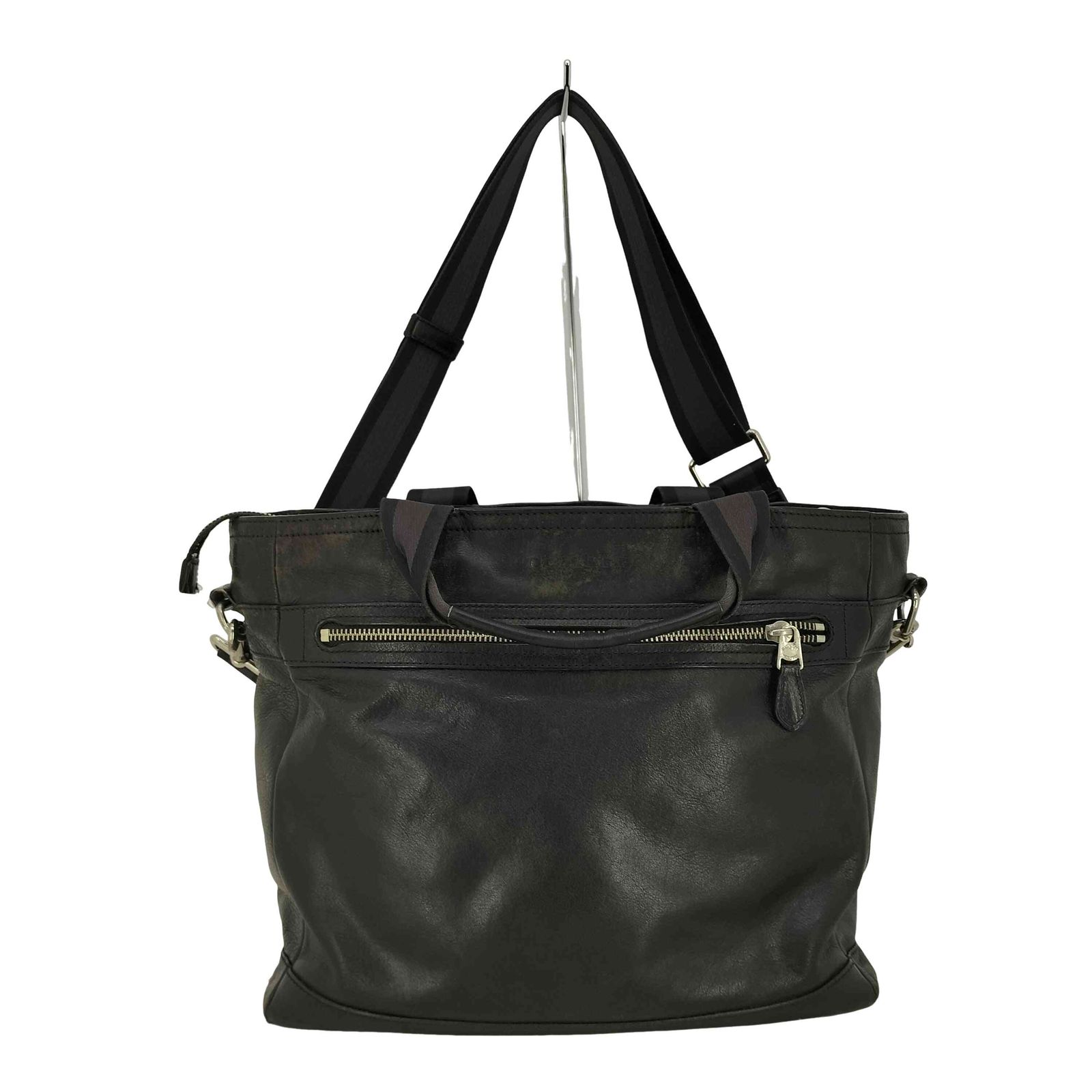○コーチ COACH スムースレザー 牛革 トートバッグ F71792 Utility Tote In Smooth Leather ユーティリティートート 2WAY ショルダ 中古 コーチ COACH Utility Tote In Smooth Leather ユーティリティ