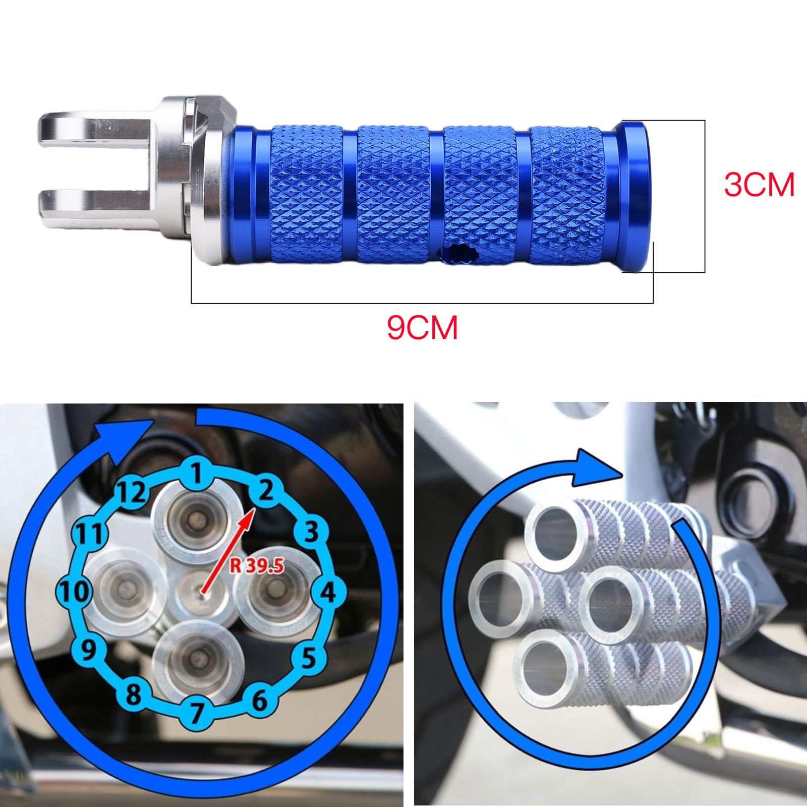 新品 アジャスタブルステップバーセット に適合する カワサキ ZX-25R