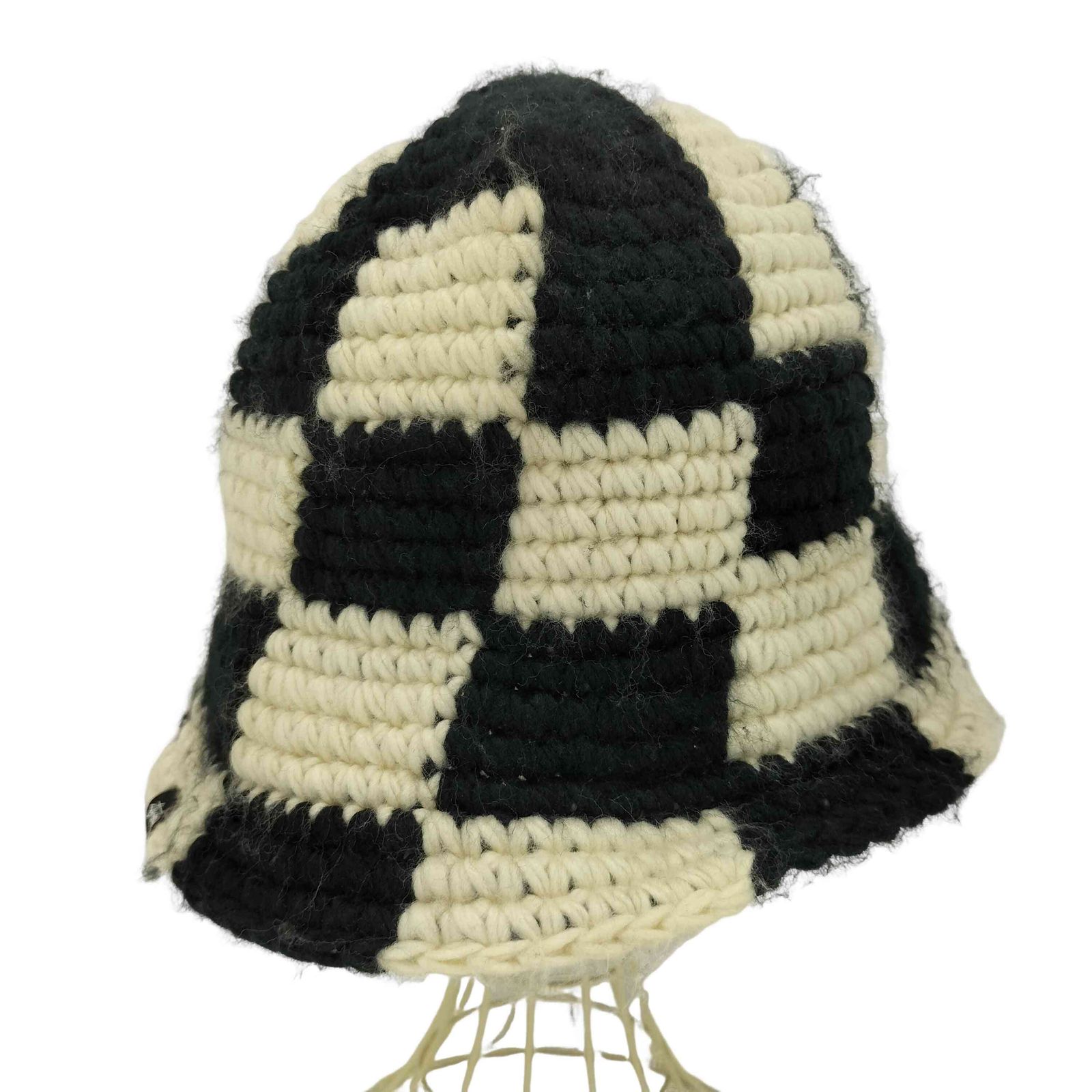 ステューシー Stussy 23AW Checker Knit Bucket Hat メンズ 57cm
