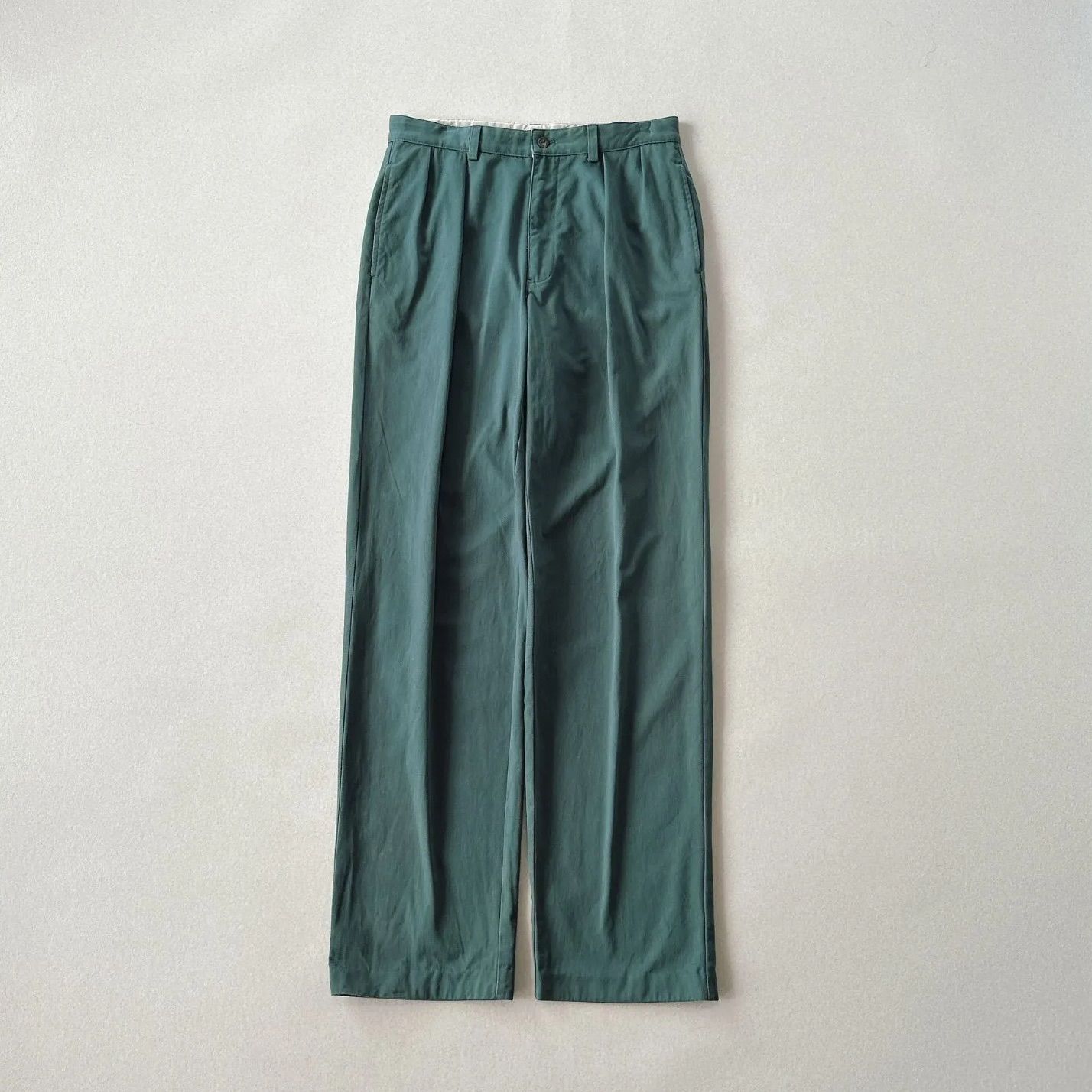 90s ポロチノ USA製 グリーンチノパン 90s ラルフローレン old Polo Chino ANDREW PANT ディープグリーン