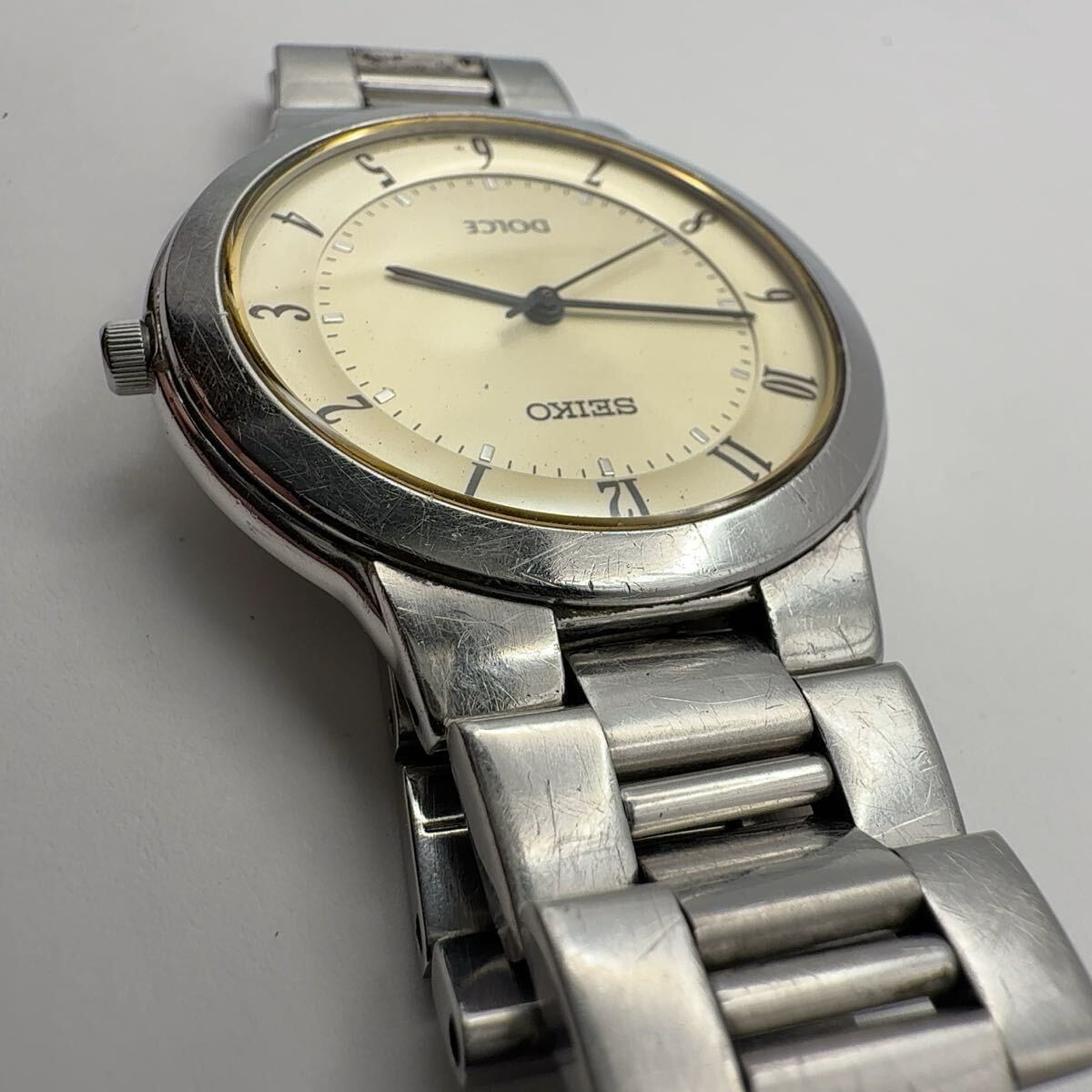 ジャンク】SEIKO 8J41-6170 セイコー DOLCE ドルチェ クォーツ メンズ 