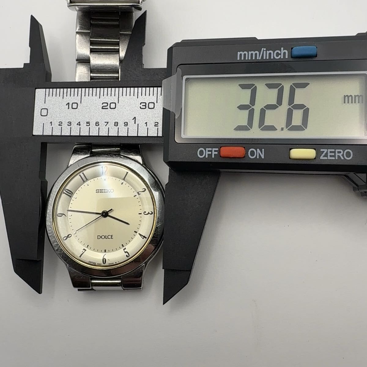 SEIKO セイコードルチェ クォーツ メンズ腕時計 シンプル レア 稼働 ジャンク】SEIKO 8J41-6170 セイコー DOLCE ドルチェ クォーツ メンズ