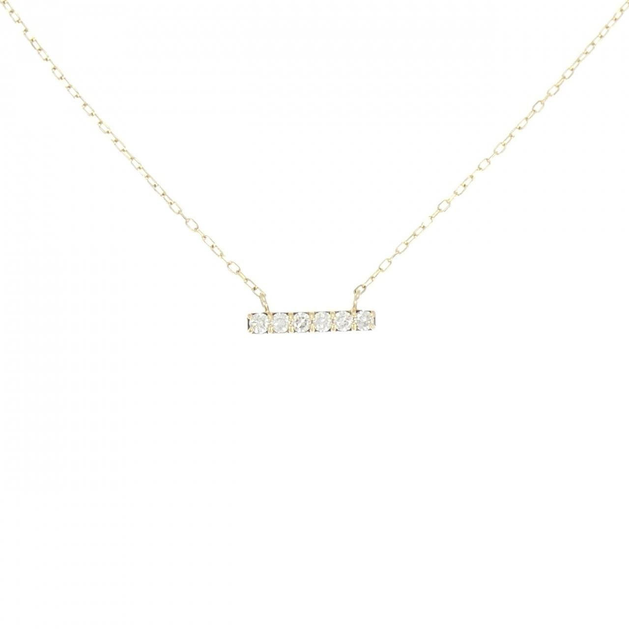 K18YG ダイヤモンド ネックレス 0.10CT 【公式通販】