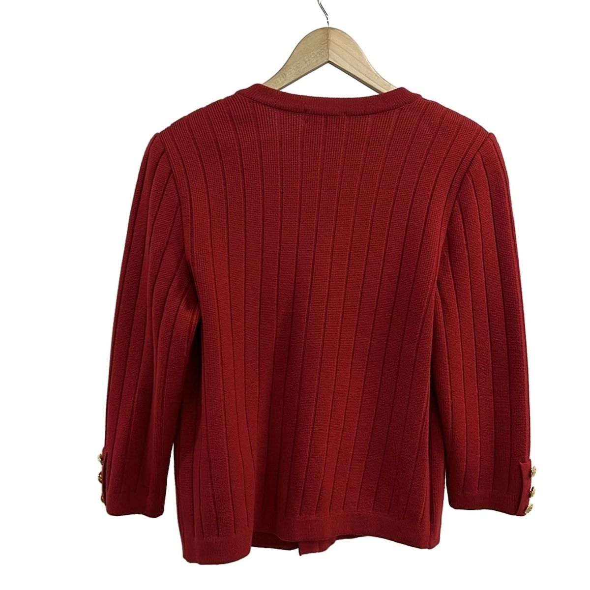 Leilian(レリアン) ジャケット サイズ9 M レディース - レッド ニット