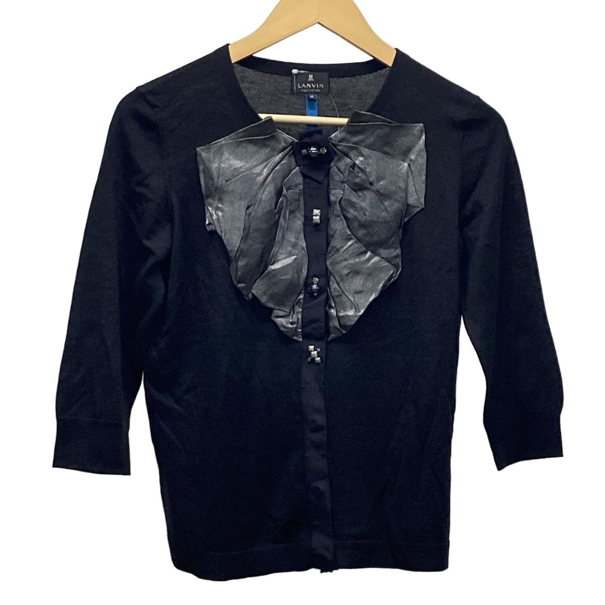 ランバンコレクション カーディガン サイズ38 M レディース美品 - 黒