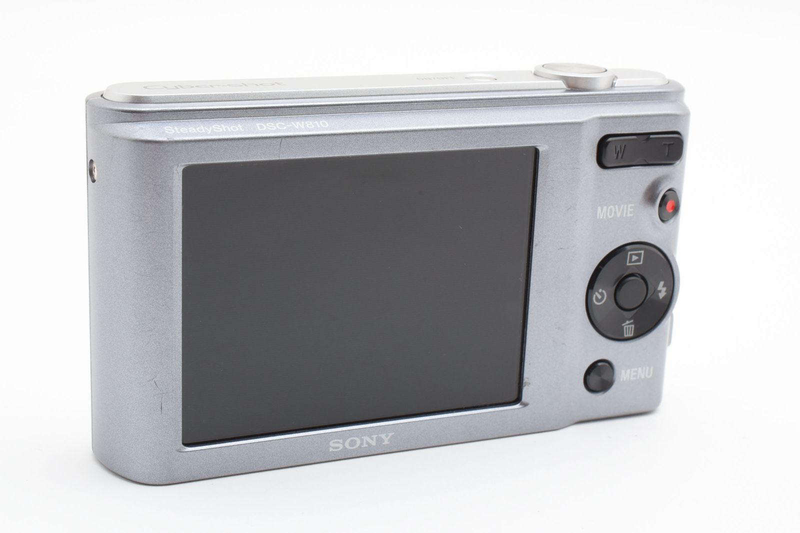 完動品】SONY Cyber-shot DSC-W810 シルバー 動作確認済 2010万画素