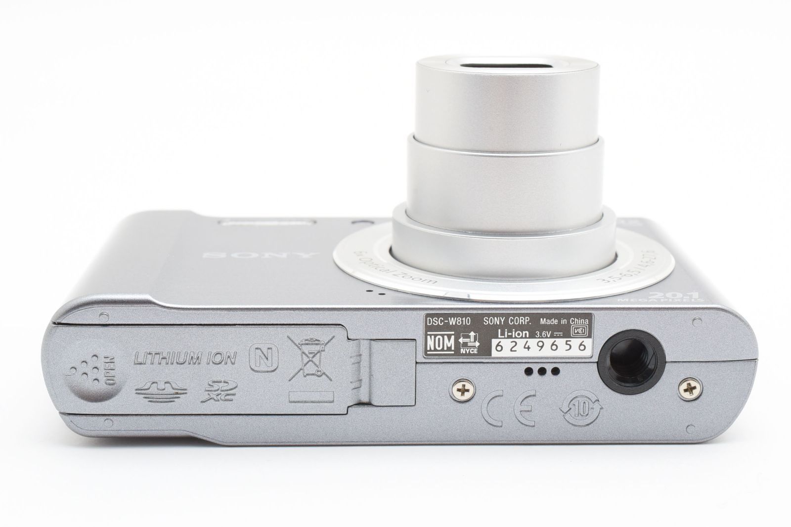 【極美品】SONY Cyber-shot DSC-W810 シルバー　動作確認済 完動品】SONY Cyber-shot DSC-W810 シルバー 動作確認済 2010万画素