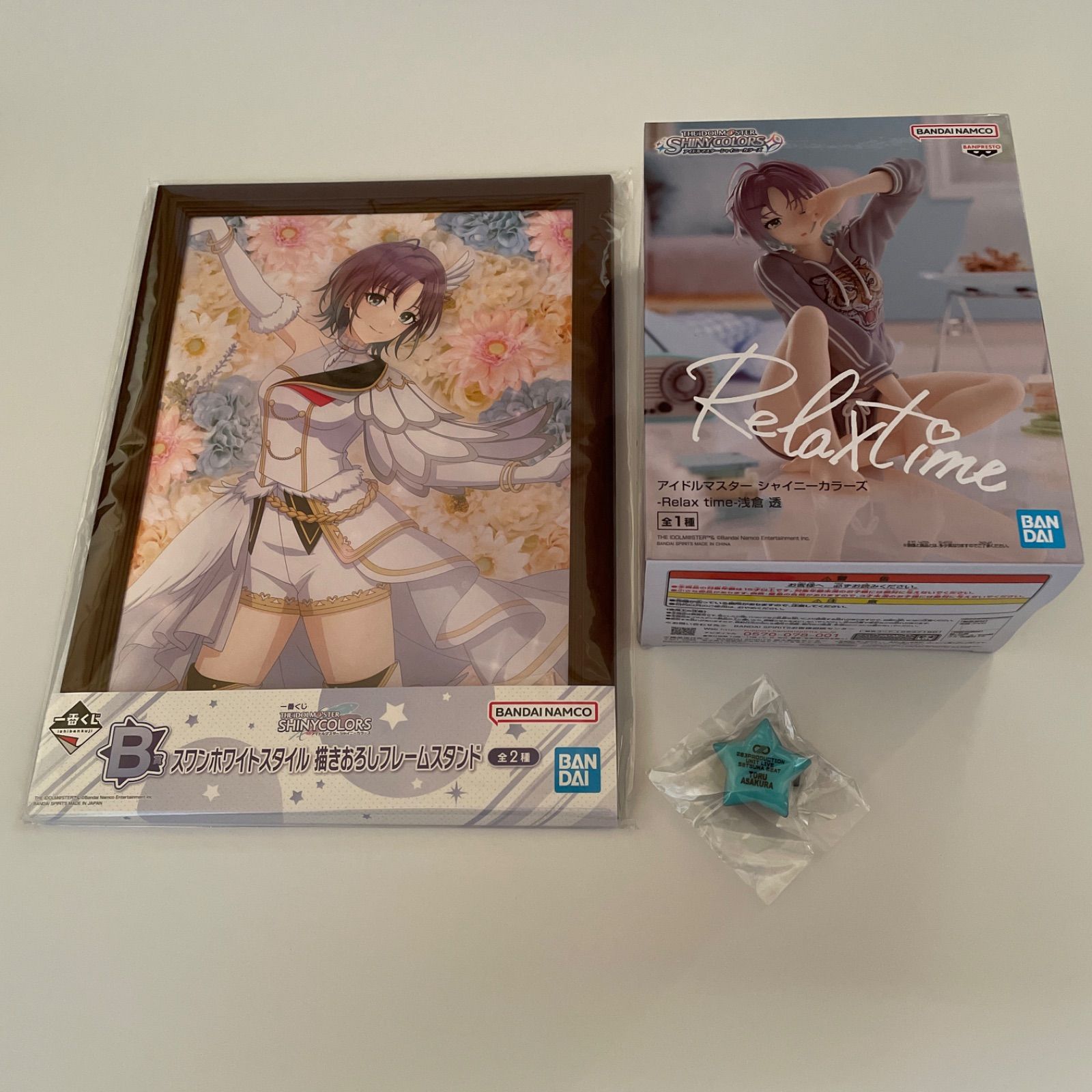 浅倉透 アイドルマスターシャイニーカラーズ フィギュアほか計3点 id