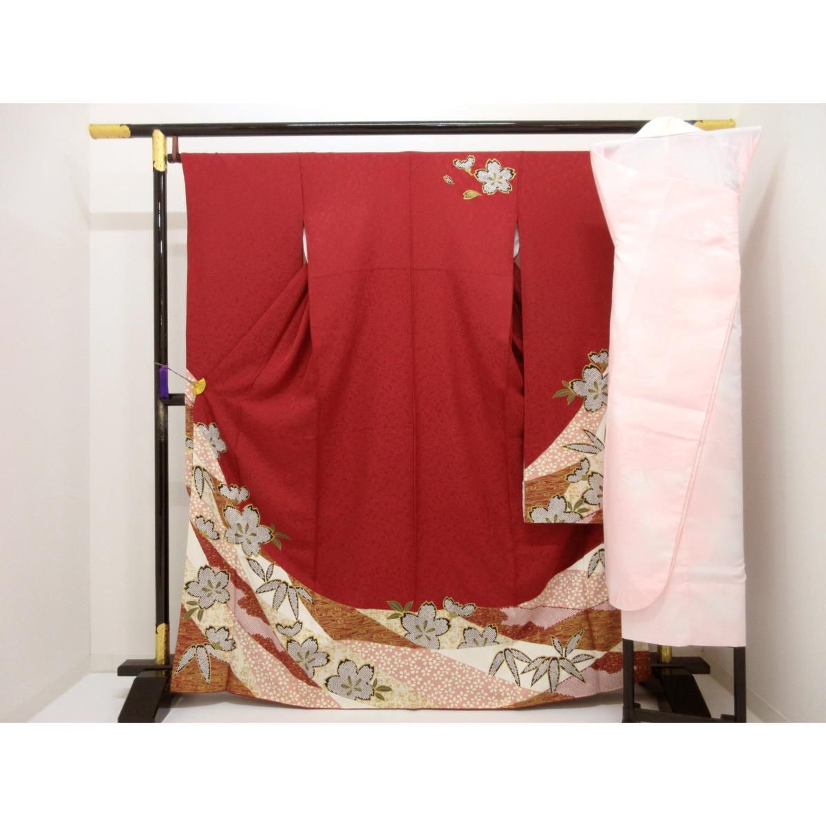 振袖 友禅金彩加工 きもの・長襦袢 2点セット - メルカリ