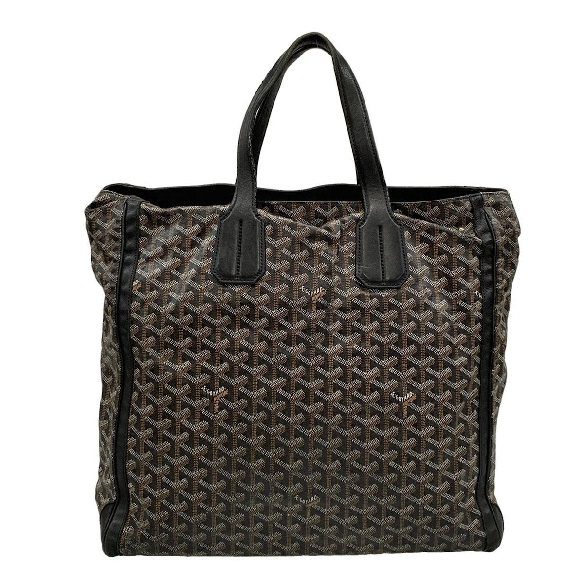 GOYARD(ゴヤール) トートバッグ サックヴォルテール 黒 レザー - メルカリ
