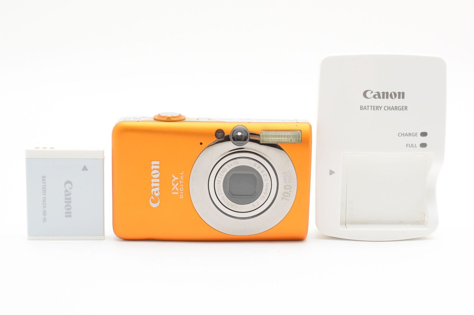 希少色 Canon IXY DIGITAL 110 IS オレンジ 動作確認済 充電器付