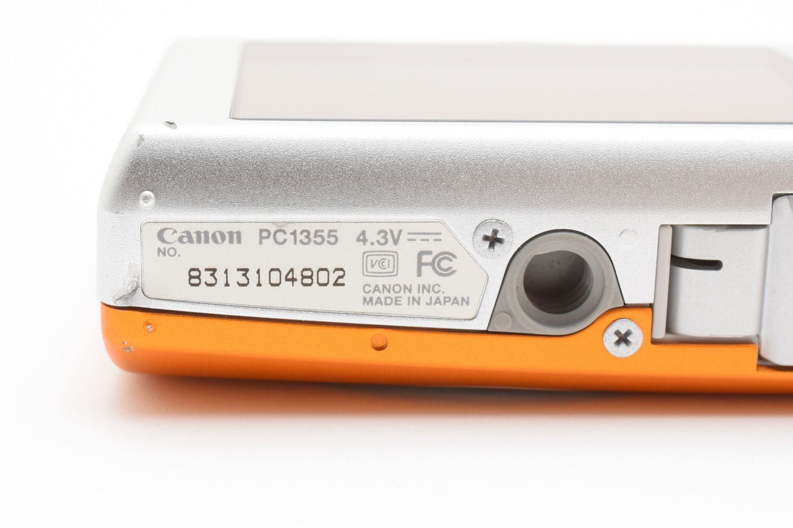 Canon キャノン IXY IS 110 オレンジ　動作確認済み コンデジ 中古】Canon キヤノン IXY Digital 110 IS オレンジ コンパクト