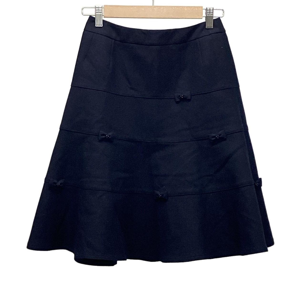 Rene(ルネ) スカート サイズ34 S レディース美品 黒 リボン - メルカリ