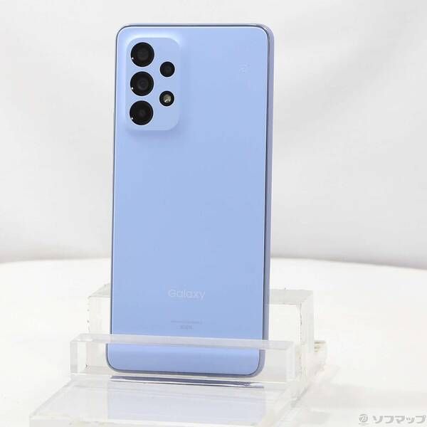 品〕 Galaxy A53 5G 128GB オーサムブルー SCG15 au SIMフリー【262