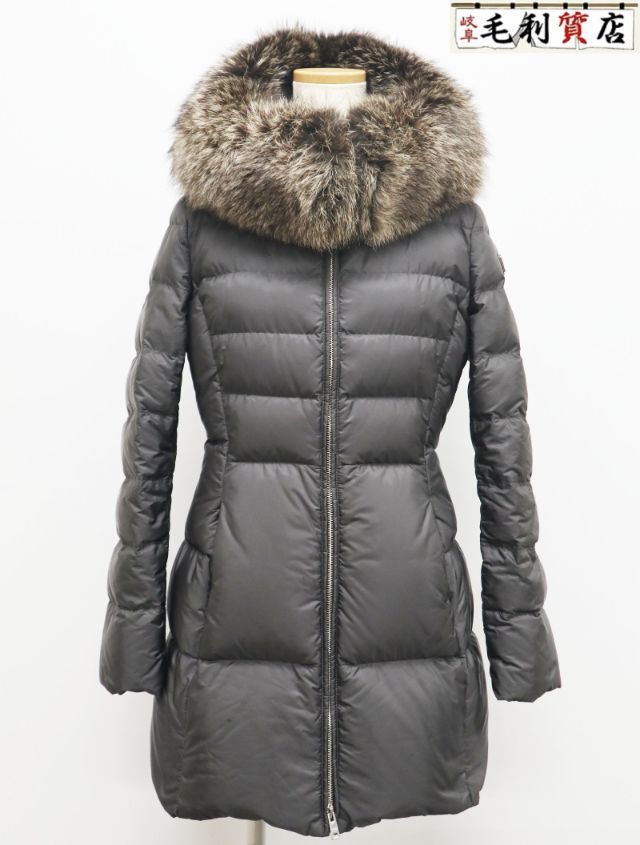プラダ PRADA ダウンコート ブルーフォックスファー 290696 サイズ40