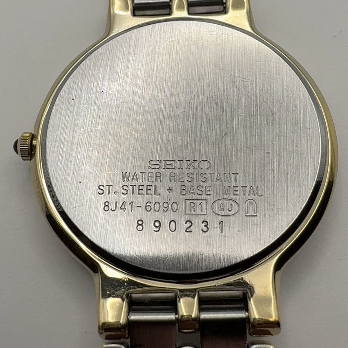 超美品 SEIKO セイコー Dolce ドルチェ 8J41-6090 腕時計 アナログ 