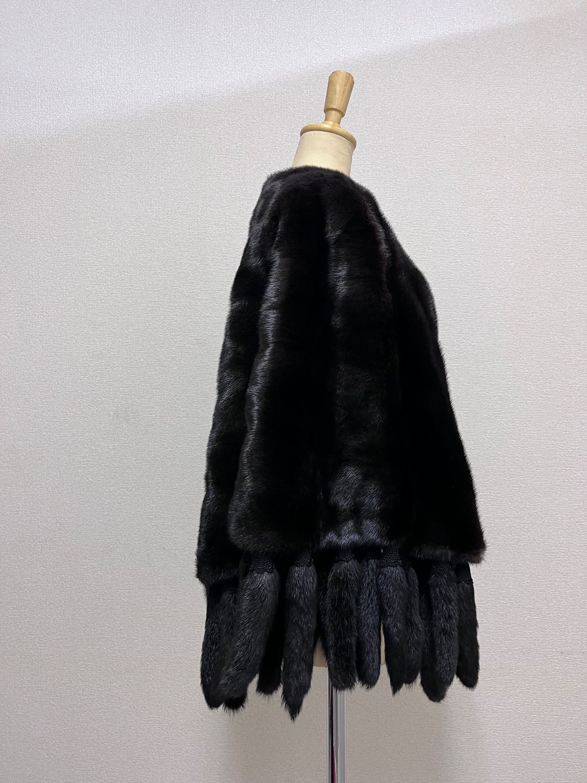 MG Sable ミンクケープ 毛皮 リアルファー C2512303 - メルカリ