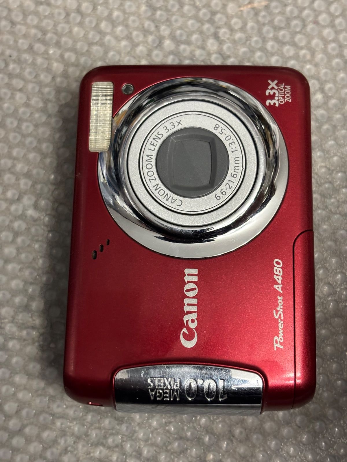 Canon PowerShot A480 レッド 12301 【公式通販】