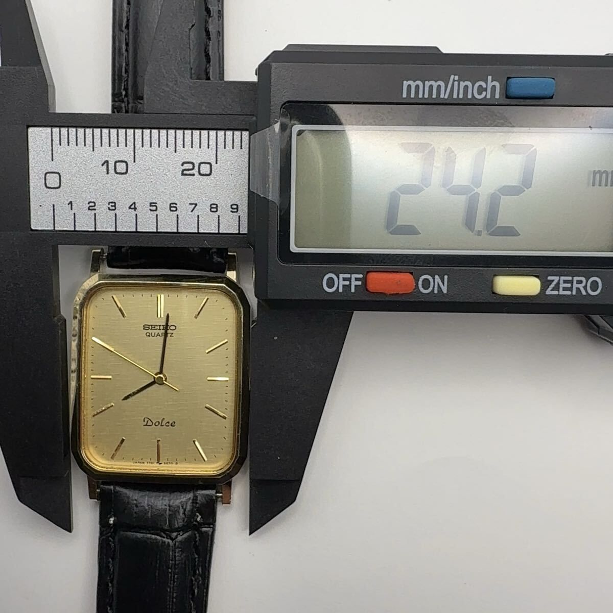 SEIKO 7731-5240 セイコー Dolce ドルチェ クォーツ メンズ腕時計 稼働