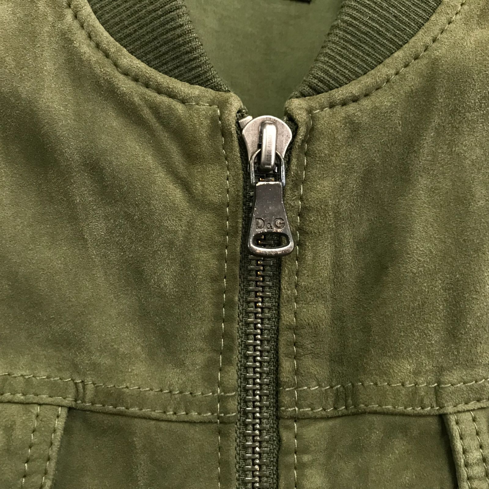 D&G ／ Dolce＆Gabbana スエードジップブルゾン RB0019/SE031 レザー 