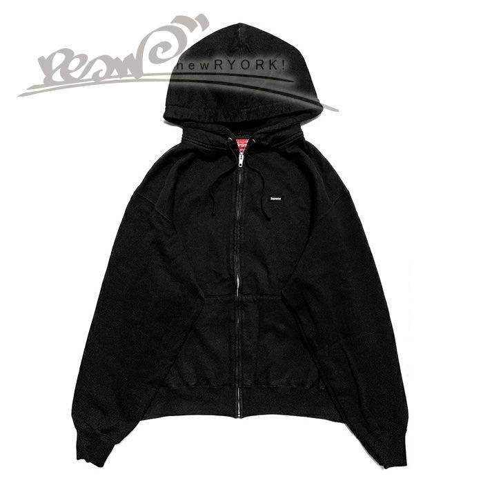 送料無料メンズ ジップアップパーカー ブラック Supreme シュプリーム 