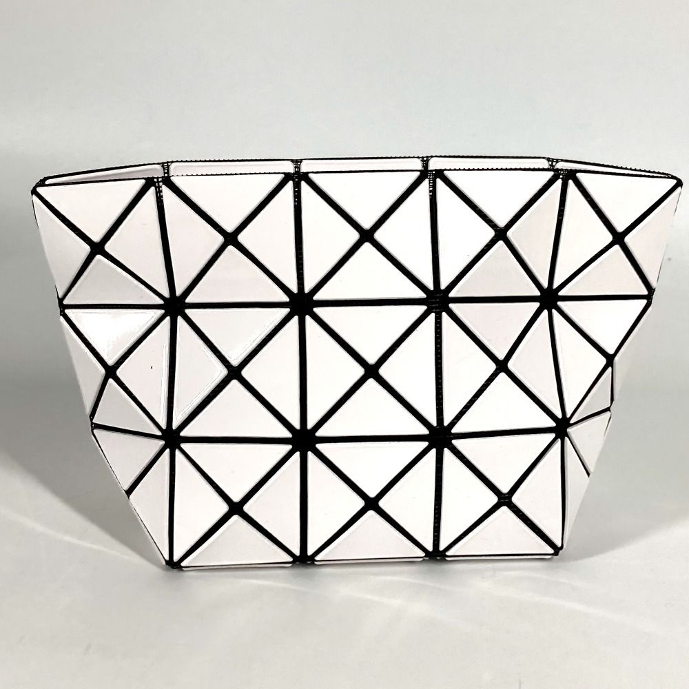 イセミヤケBAOBAO ポーチ ホワイト ブラック ISSEY MIYAKE イッセイミヤケ 化粧ポーチ BAOBAO バオバオ PVC