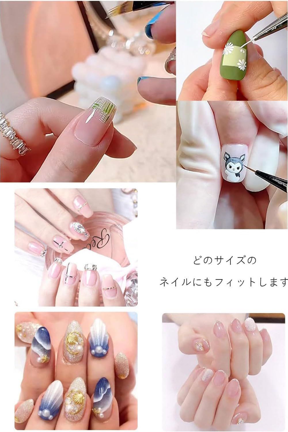 サムコス ジェルネイル筆 ジェルネイル ネイルアートブラシ ジェル