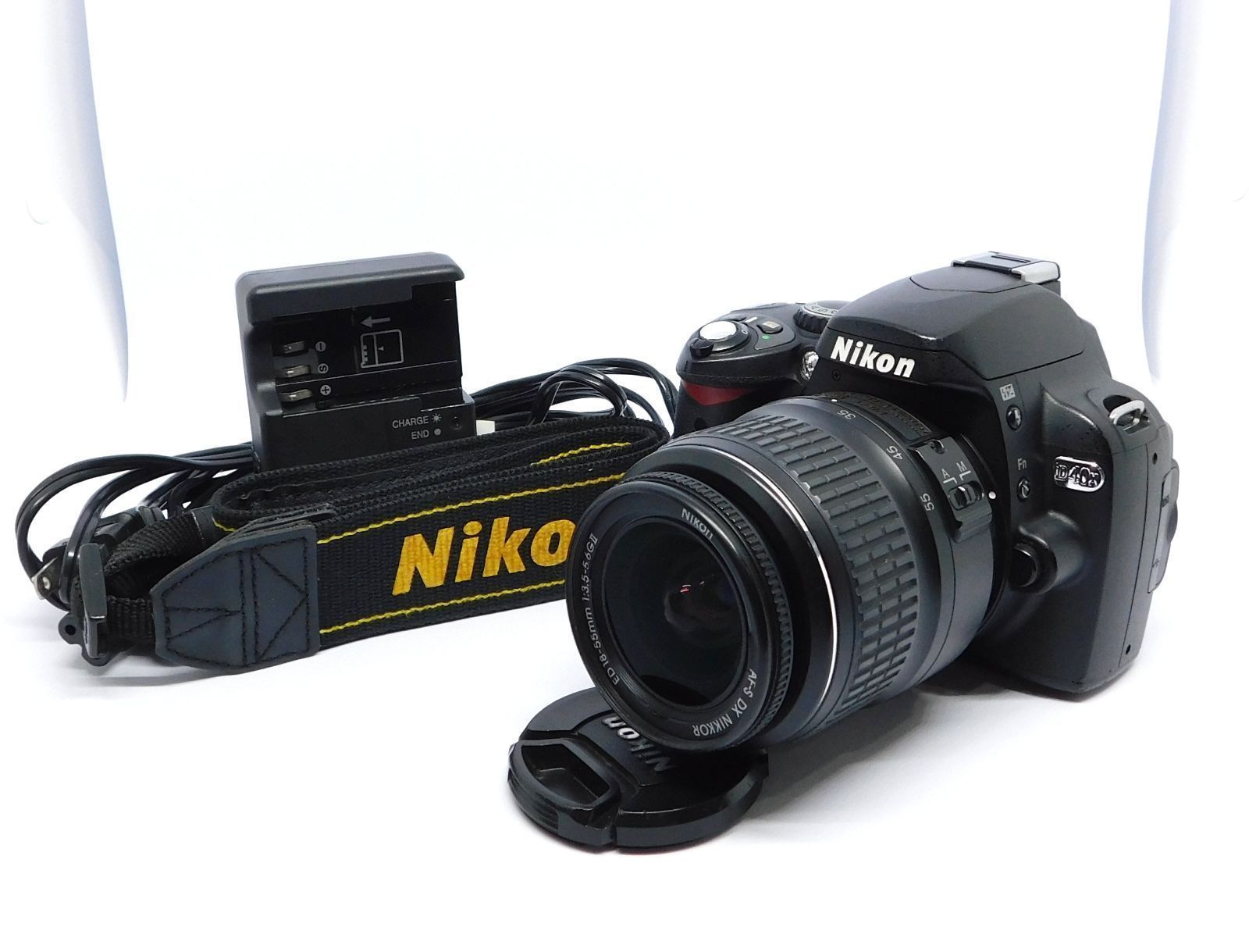 動作確認済】ショット数4149枚！ニコン Nikon D40X レンズキット 一眼