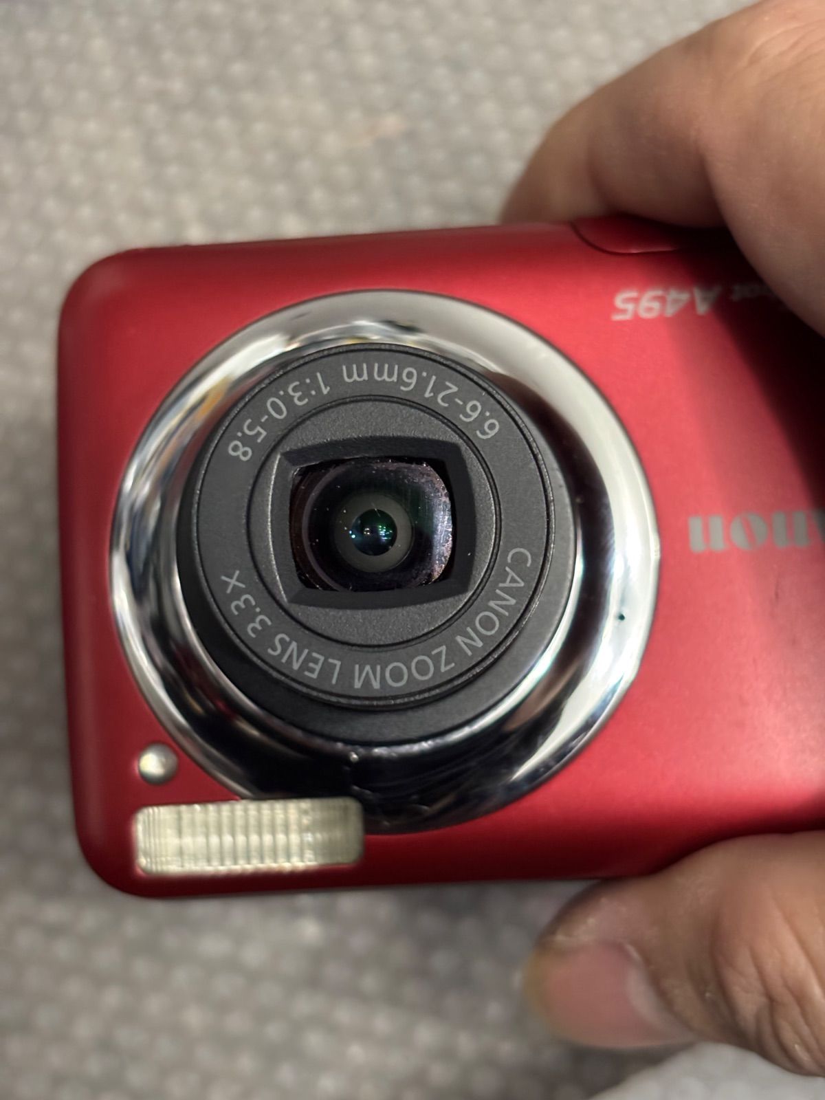 Canon PowerShot A495 レッド 12304 【公式通販】