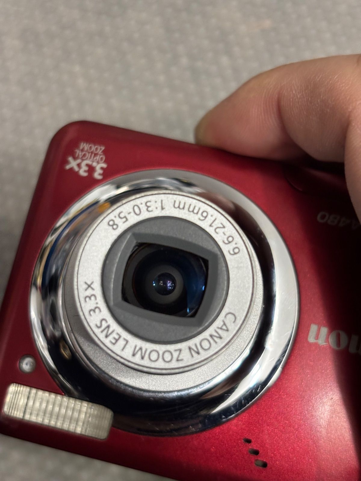 Canon PowerShot A480 レッド 12305 - メルカリ