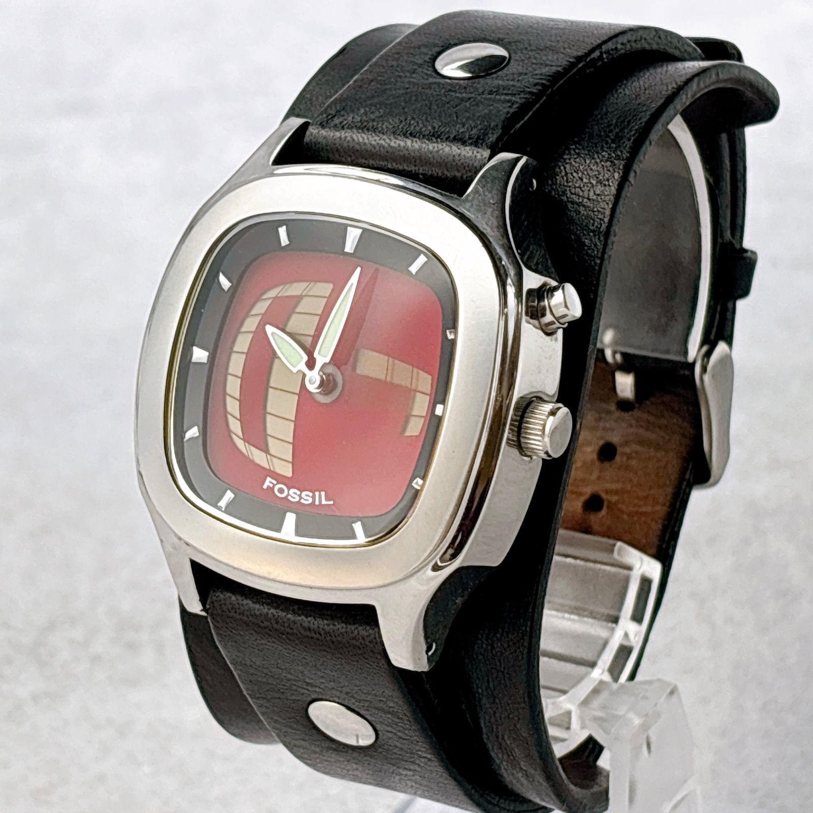 美品 FOSSIL BIG TIC JR-8292 フォッシル ビッグチック