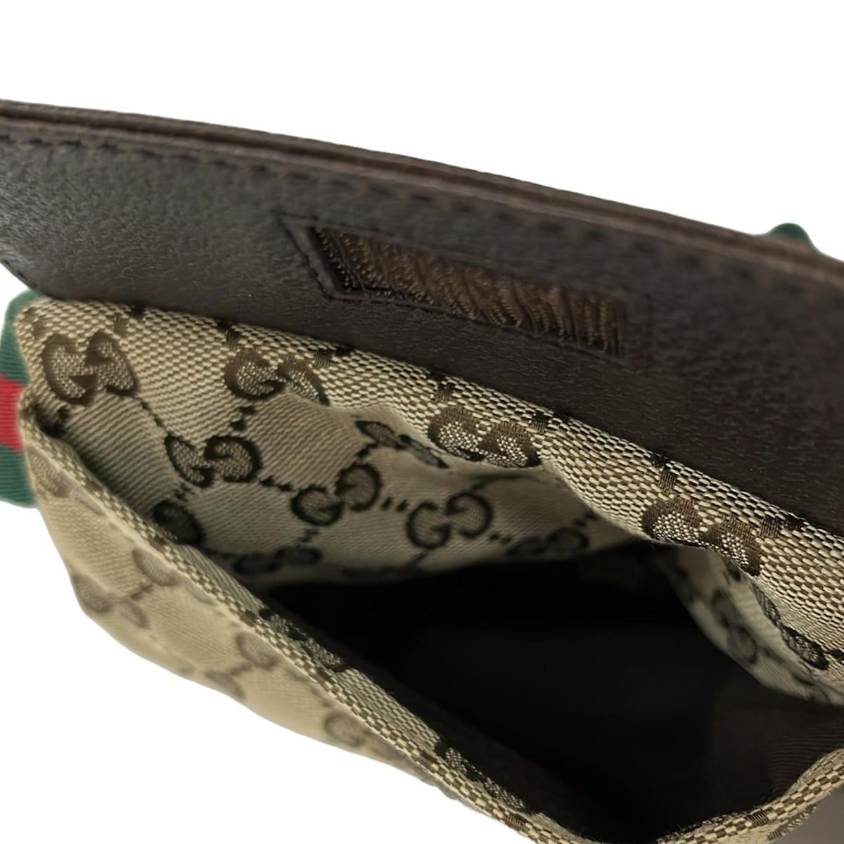 GUCCI(グッチ) ウエストポーチ GG柄 28566 ベージュ×ダークブラウン