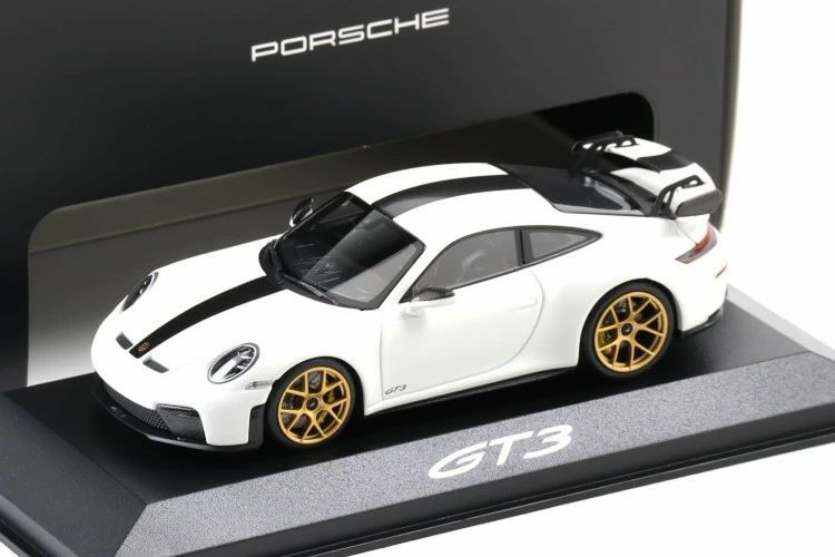 ミニチャンプス　ポルシェ　911 GT3 ホワイト ミニカー　1/43 ミニチャンプス 413186799 1/43 ポルシェ 911 GT3 R (991) プレーン